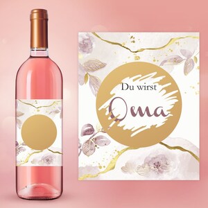 SET ADESIVI - Sarai una NONNA: adesivo da grattare dorato, regalo di nascita
