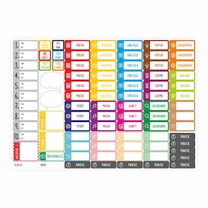 90 magnets for timetable