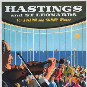 Vintage British Rail Hastings and St Leonards Railway Railway Poster A3/A2/A1 Print