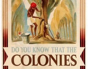 Vintage 1930's British Empire Buy British Brexit Interest Poster 24 Print A3/A4 