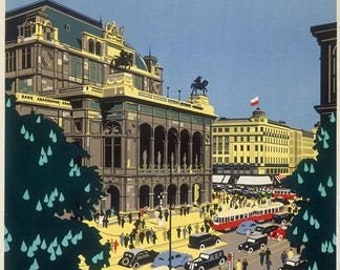Vintage Vienna Austria Tourism Poster A3 Print - Etsy