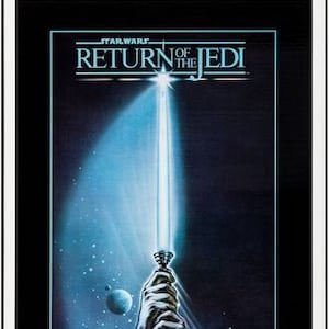 Vintage Return of The Jedi Star Wars Movie Poster A3 Print