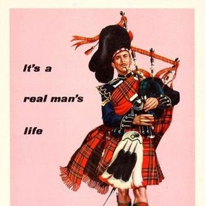 Vintage British Army Scottish Regiments Recruitment Poster A3 Print