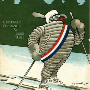 2 Adesivi Michelin Vintage – Decalcomanie Per Auto D'epoca, Officina, Camera Da Letto O Garage, Performance Part