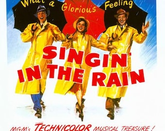 Singing In the Rain Movie Poster  A3/A2/A1 Print
