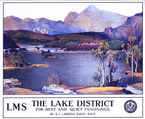 LMS Ullswater Lake District Railway A3 A2 Print
