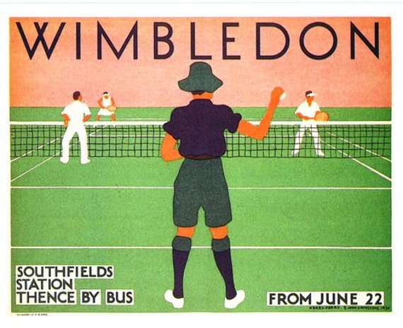 Vintage Swiss Tennis Tournament Poster A3 Print