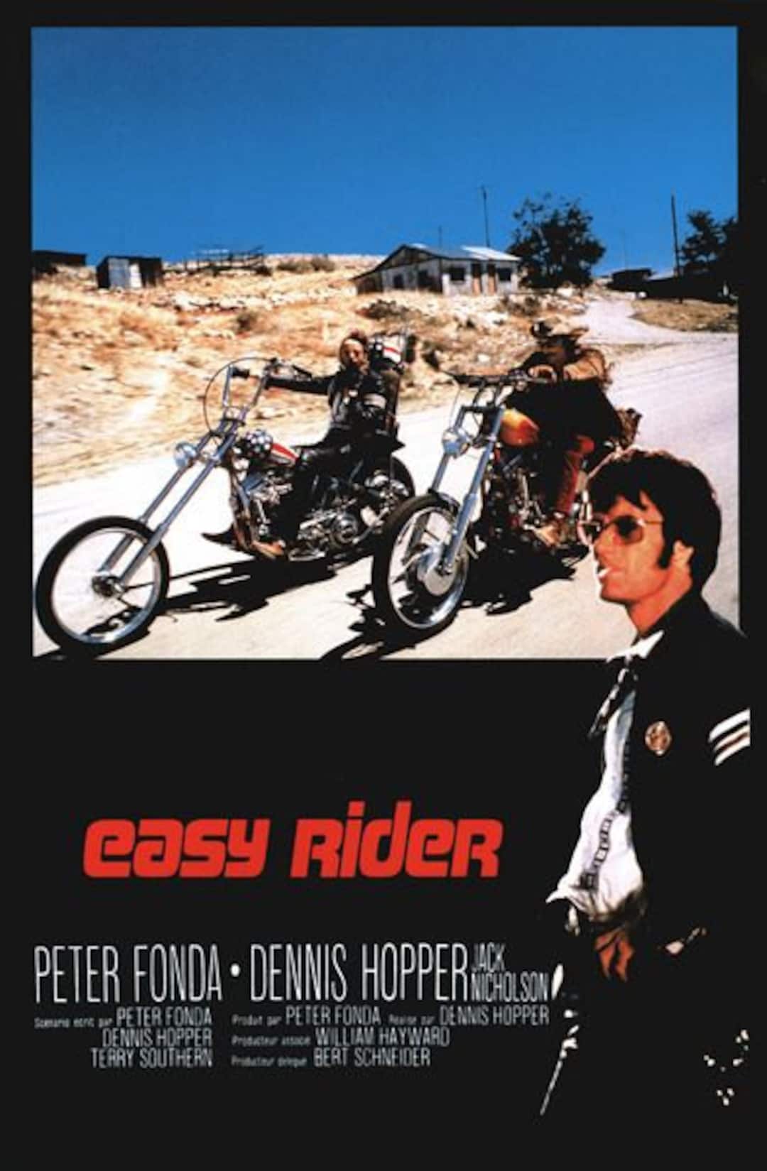 Easy Rider Movie Poster A3/A2/A1 Print - Etsy