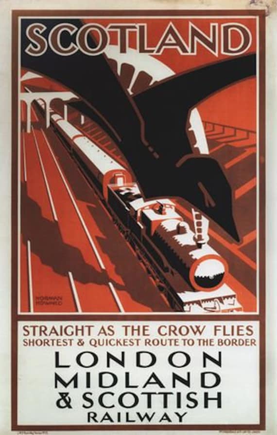Poster Vintage De Ferrocarriles. Con Imagenes Vintage Y De Publicidad