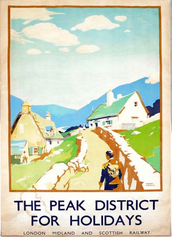 1939 Kew Gardens Tourism Poster A3//A4 Print