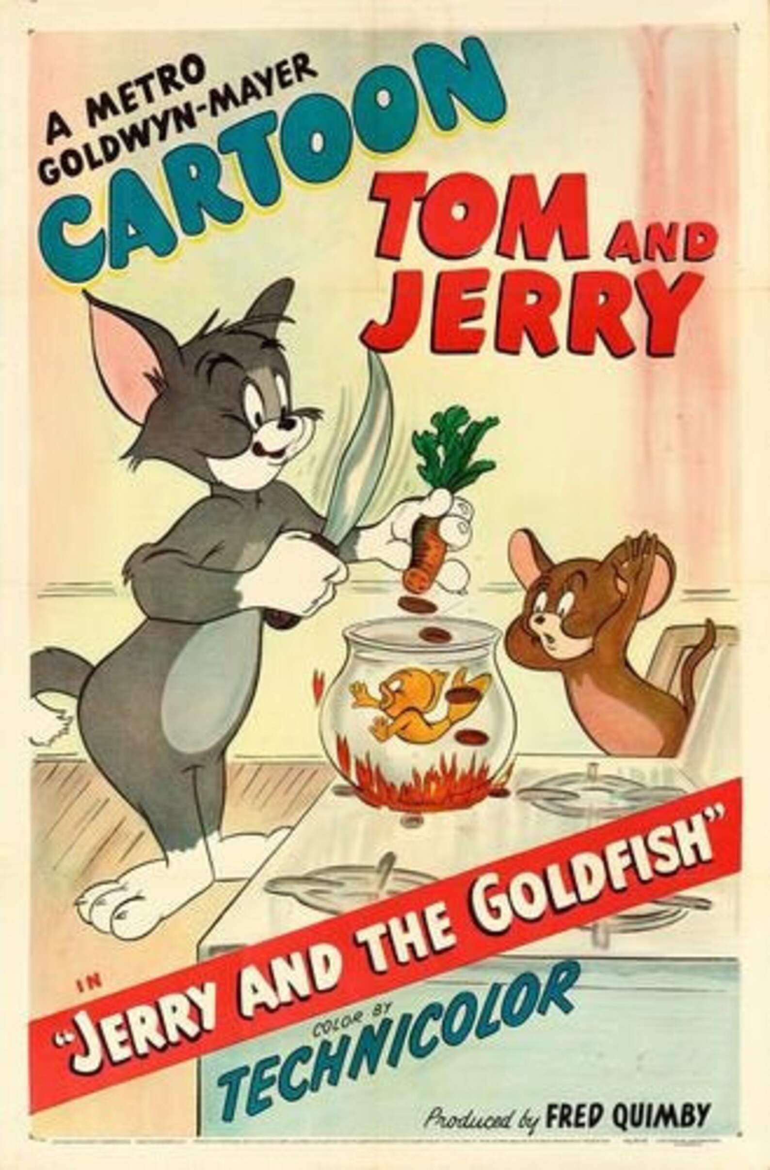 Vintage Tom and Jerry Movie Poster A3 Print Etsy