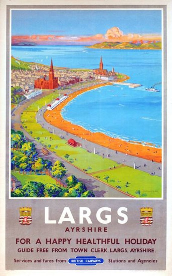 British Railways Littlehampton Sussex Railway Poster A3 A2 Reprint