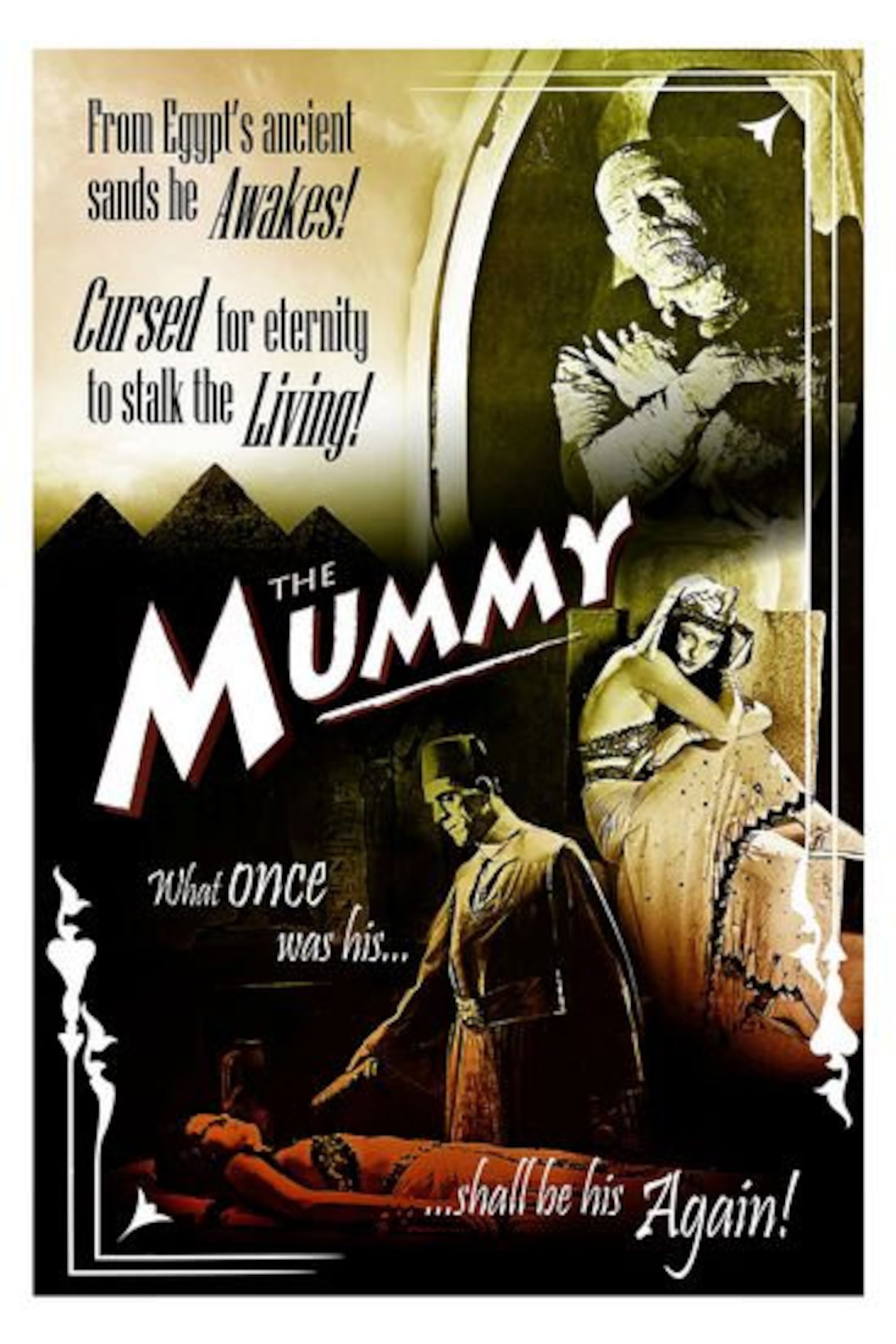 Vintage Boris Karloff the Mummy Movie Poster A3/A2/A1 Print - Etsy