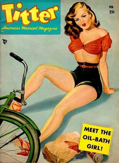 Vintage 1950's Pin Up Girl Poster 40 Poster A3/A2 Print