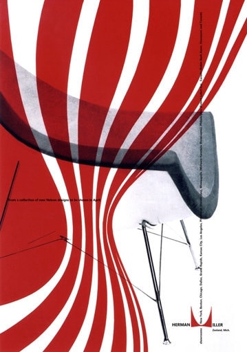 アート・デザイン・音楽 HERMAN MILLER LOUNGECHAIRS CATALOGUE1959 Cover Page - HM Lounge Chairs - 1959 - Eames.com