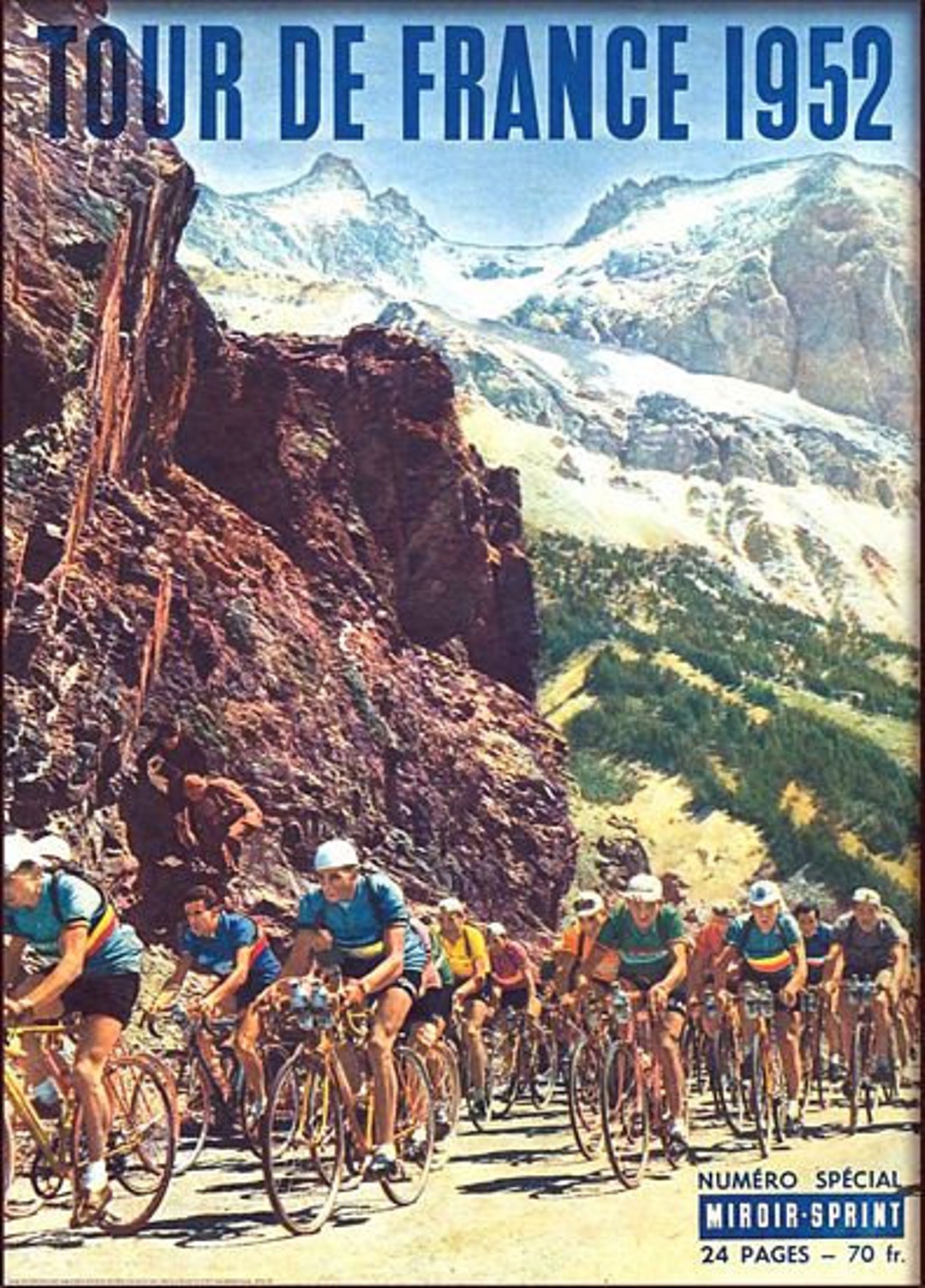 Raymound Poulidor Poster - Original Miroir Du Cyclisme Poster | UK