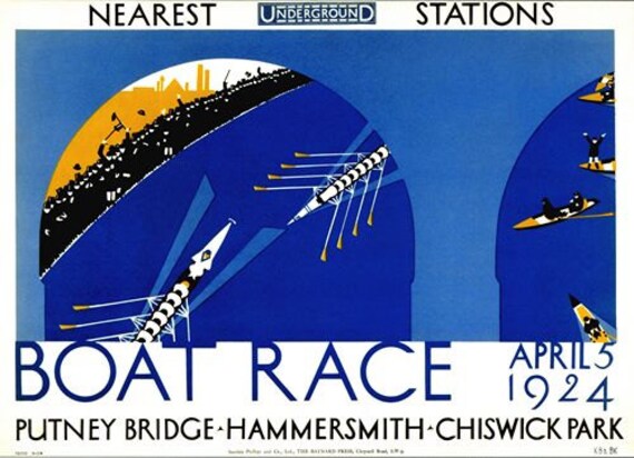 Boat Race Poster