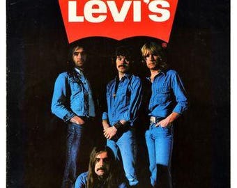 Levi's Jeans Advertising Poster From the 90s, Rare and Original