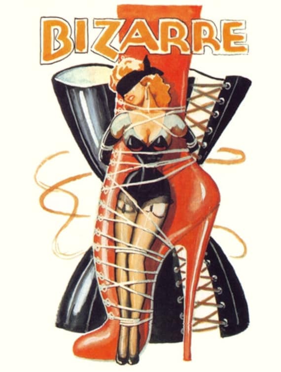 Bizarre Porn 1940s - 1940s Bondage Illustration | BDSM Fetish