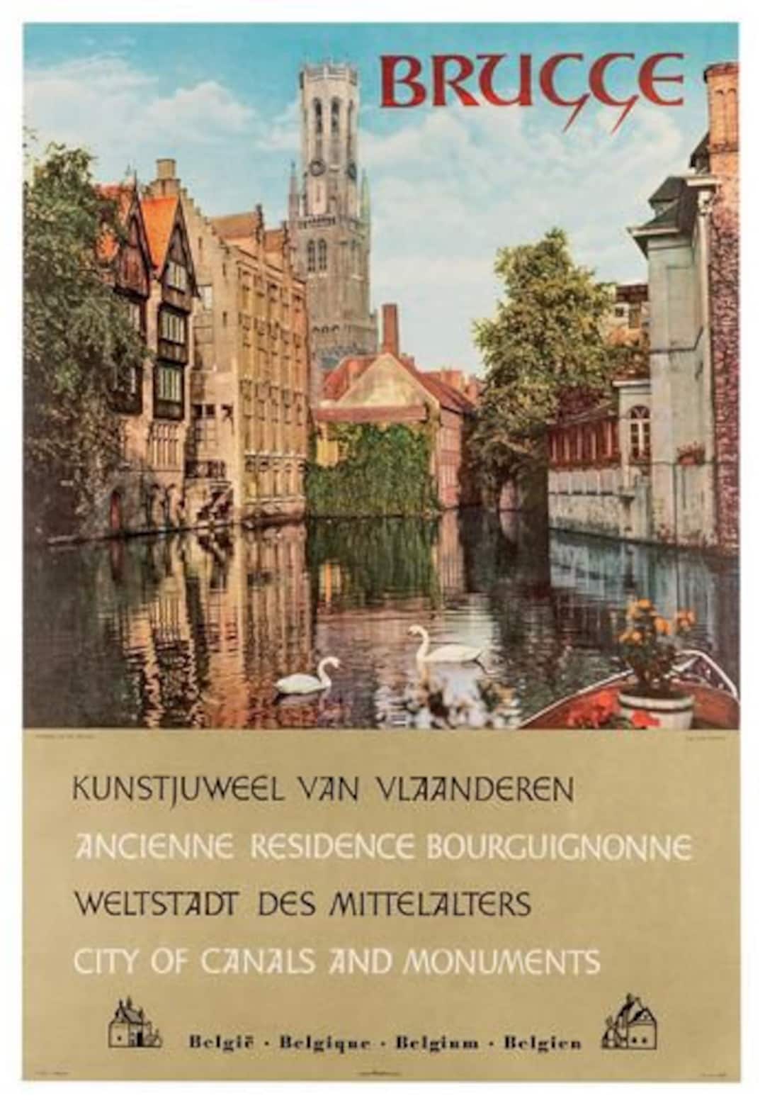 Affiche Belgique Namur - Affiche Vintage