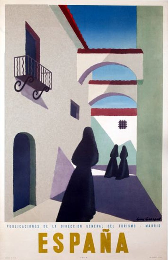 Vintage Spain Tourism Poster A3 Print