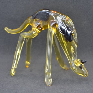 Glas Giraffe Figur - Glas geblasene Giraffe Skulptur - Glas Giraffe Sammler Ornament - Giraffe Kunst Glas Briefbeschwerer - Handgemachte Geschenke