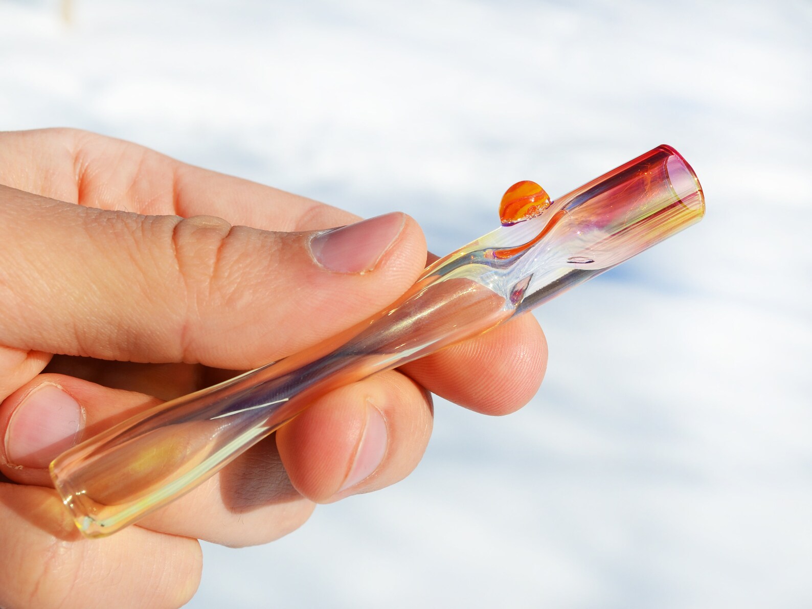 4 Glass Chillum One Hitter Blunt Cigarette Holder Etsy Sweden