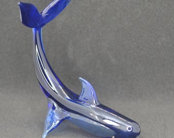 ヴィンテージ - 吹きガラスのイルカ - 長さ5.75インチ - Etsy 日本