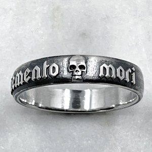 Tungsten Skull Ring Etsy UK