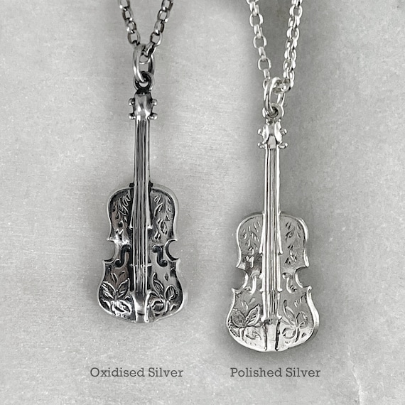 Collier de violon, pendentif de violon plaqué or, cadeau d'anniversaire de  bijoux de violon pour le violoniste, cadeau pour le joueur de violon,  cadeau personnalisé pour elle -  France