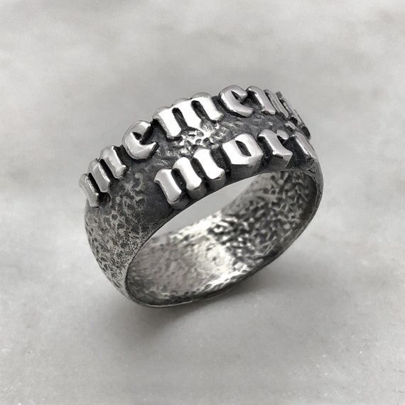 Memento Mori Ring Etsy