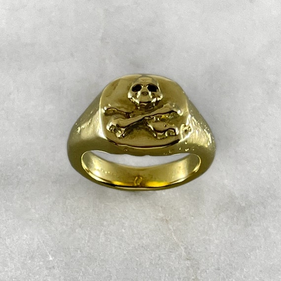Signet Gold Men's Ring, 14k Solid Gold Rectangle Signet Ring for Men,  Unique Men Gold Jewelry - Etsy