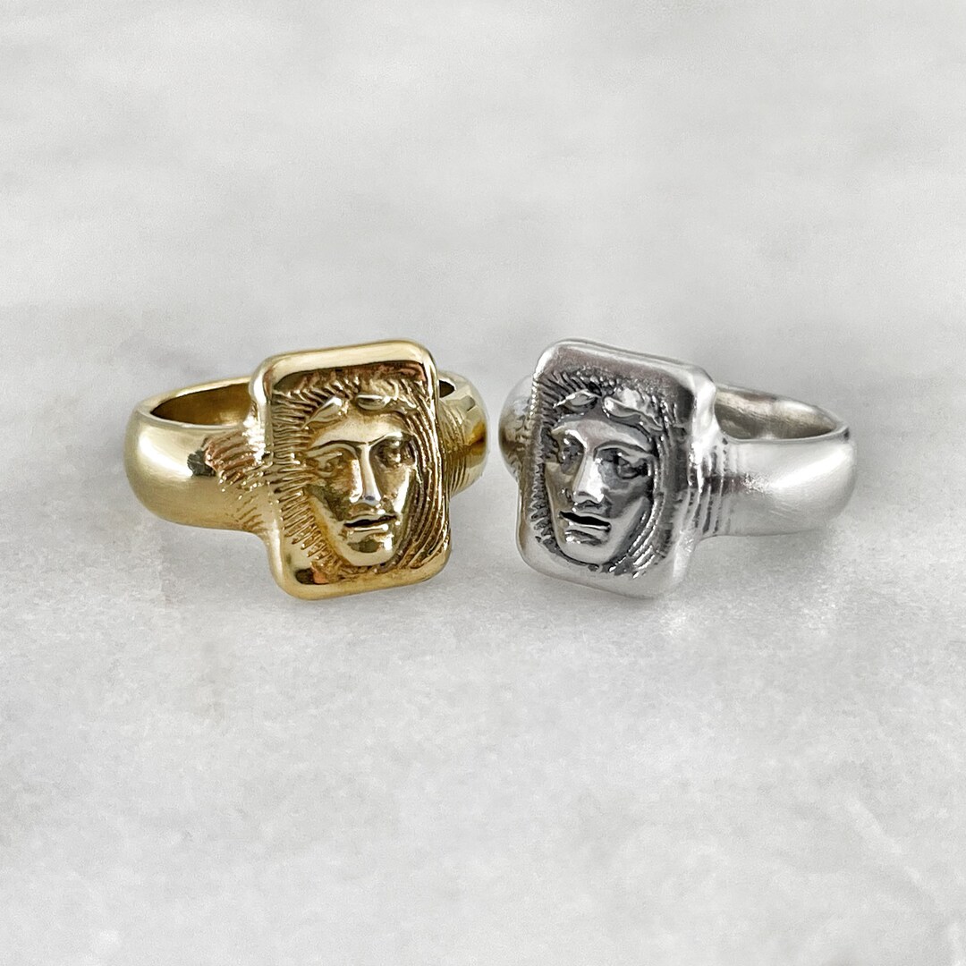 Alexander the Great Ring Ring Silver Ring Etsy