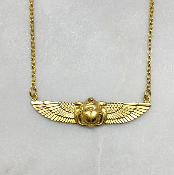 scarab beetle pendant