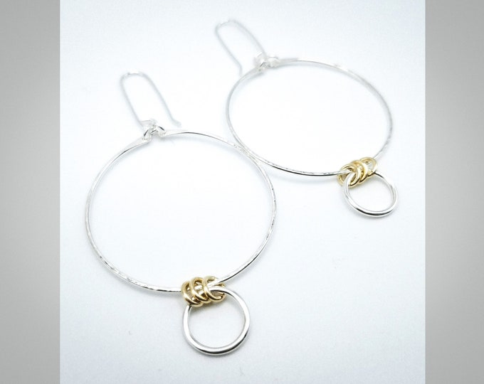 Voguish Hoop Dangle Earrings