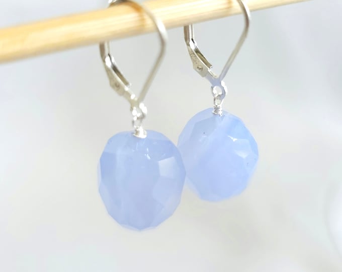 Chalcedony Nuget Earrings