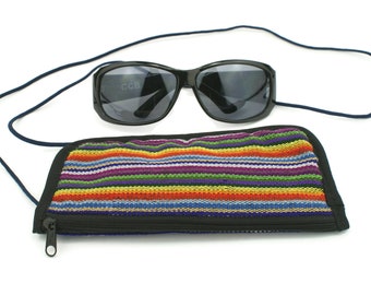 Brillentasche,gepolsterte Brillentasche,Embroidered Eyeglasses Case,Brillenbeutel,Sonnenbrillenhalter,Stofftasche