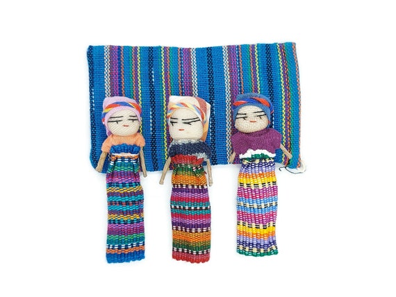 Guatemalan Worry Dolls - Set of 3 Dolls