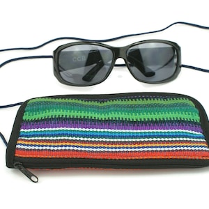 Brillentasche,gepolsterte Brillentasche,Embroidered Eyeglasses Case,Brillenbeutel,Sonnenbrillenhalter,Stofftasche Bild 1