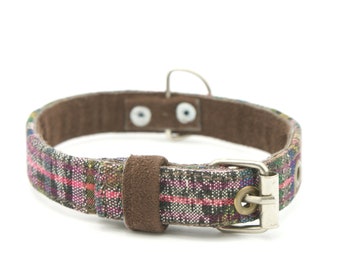 Colorful dog collar, dog chain, fabric leather, dog collar, dog collar, dog leash, dog tag, dog tag, leather leash