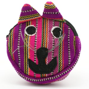 Gewebte Geldbörse, Portmonee, Coin Pouch, Woven Guatemalan Coin Purse, Geldbeutel für Kinder, Karikaturtasche, Kinderhandtasche
