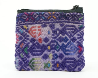 handwoven wallet, Huipil Mayan wallet, storage bag, purse, coin purse, hippie pouch, GUATEMALA