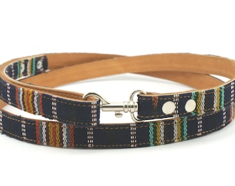 Colorful dog leash, fabric leather, lead leash, rope leash, drag leash, rope collar, dog leash, dog collar, leather leash