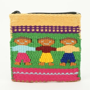 Cartera Tejida, Billetera, Monedero, Monedero Guatemalteco Tejido, Monedero Infantil, Bolsa Caricatura, Bolso Infantil