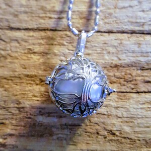 Angel Caller Pendant Tree of Life Large Locket image 2