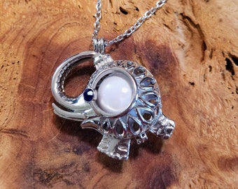 Lucky elephant harmony ball locket