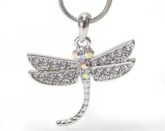 DragonFly Rhinestone Necklace