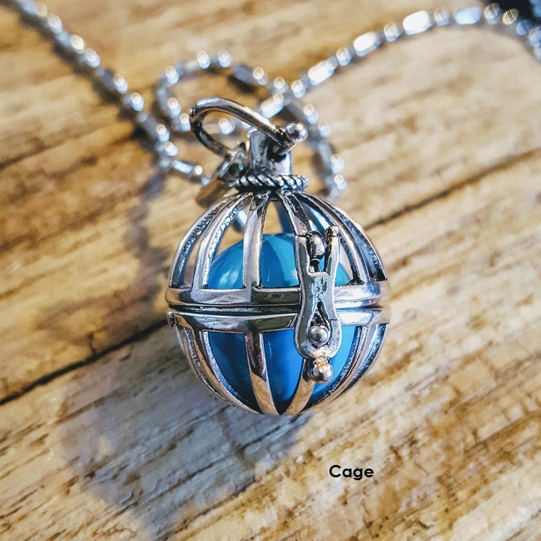 Angel Caller Pendant, Cage Locket - Etsy