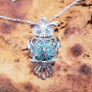 Angel Caller Pendant Large owl locket