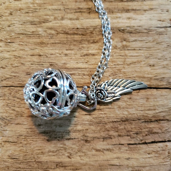 Angel Caller Pendant Economy locket black